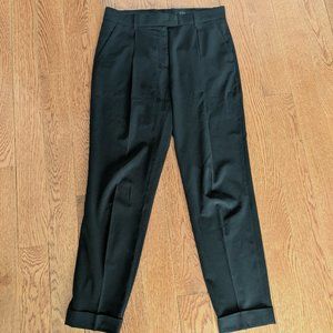 COS tapered black trousers